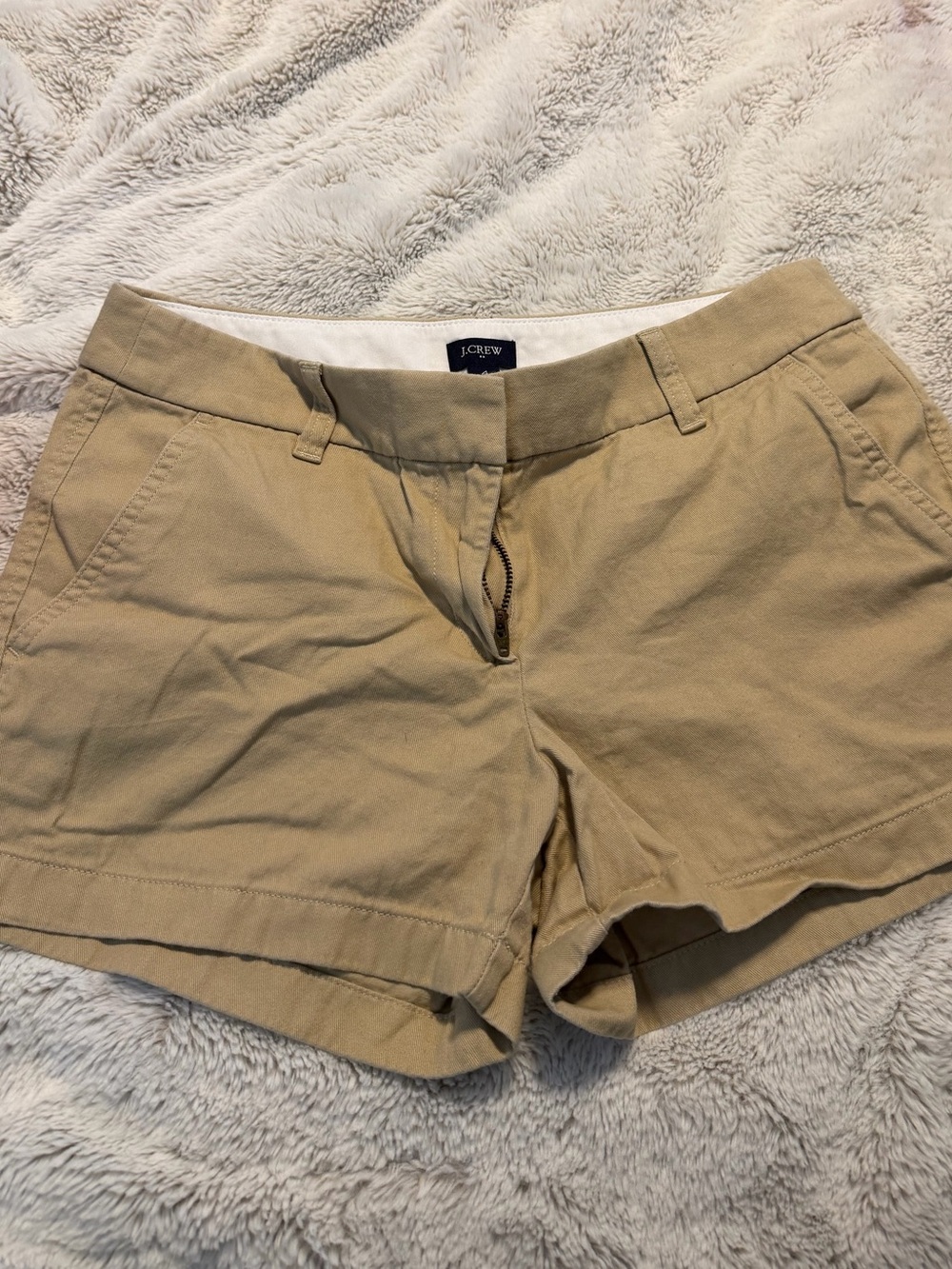 J. Crew Tan Chino Bermuda Shorts